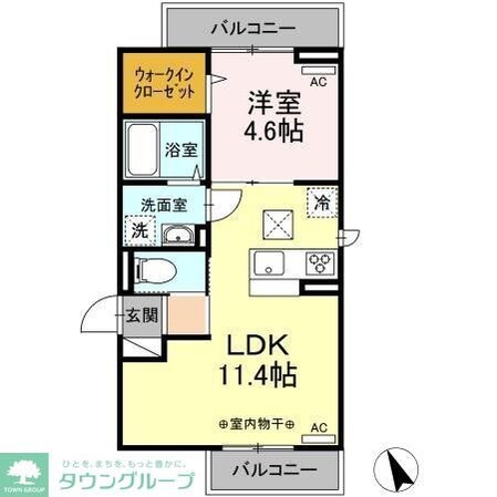 Dフラット大和田の物件間取画像